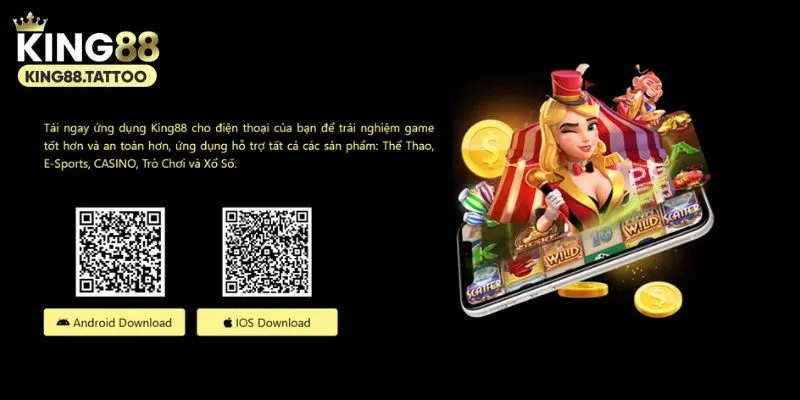 Quét mã QR tải ứng dụng dành cho 2 hệ điều hành phổ biến